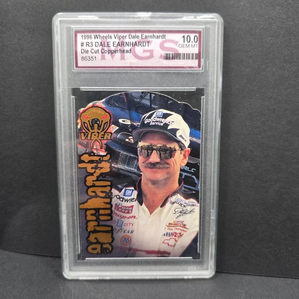 Wheels Viper Dale Earnhardt OS Black 1996 Die‎ Cut Copperhead MGS 10.0